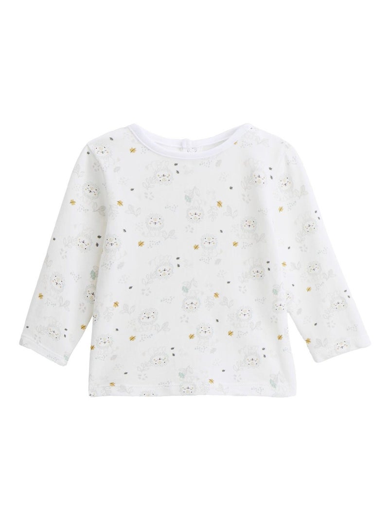 Ensemble salopette bébé en molleton ultra chaud et t-shirt Kenya Vert - Kiabi