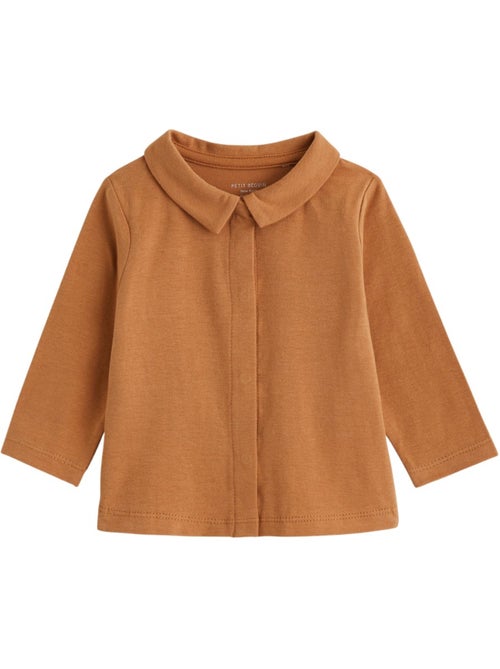 Ensemble salopette bébé en sherpa et t-shirt caramel - Kiabi Ensemble salopette bébé en sherpa et t-shirt caramel - Kiabi