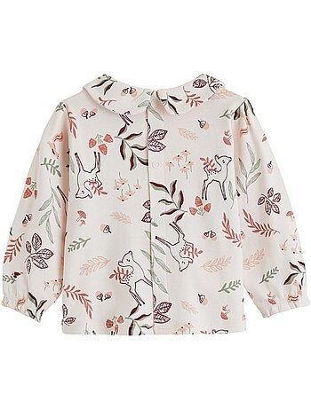 Ensemble salopette bébé en velours côtelé et t-shirt Evie