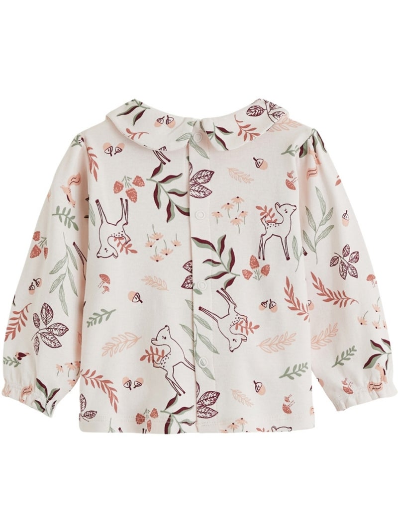 Ensemble salopette bébé en velours côtelé et t-shirt Evie Rose - Kiabi