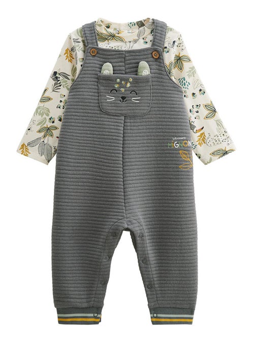 Ensemble salopette bébé et t - Kiabi