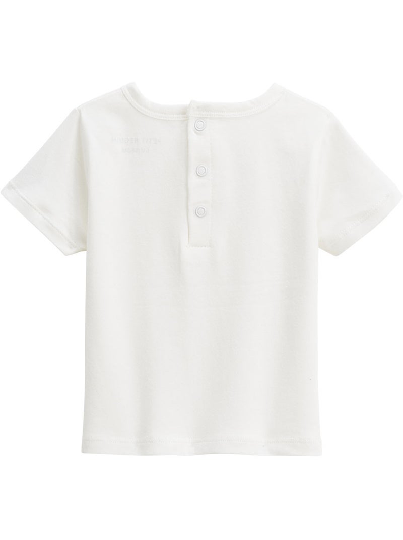 Ensemble salopette bébé et t-shirt Auguste Beige sable - Kiabi