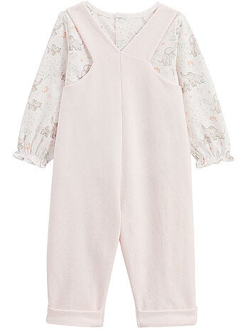 Ensemble salopette bébé et t-shirt Badian