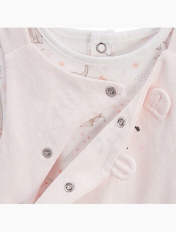 Ensemble salopette bébé et t-shirt Badian