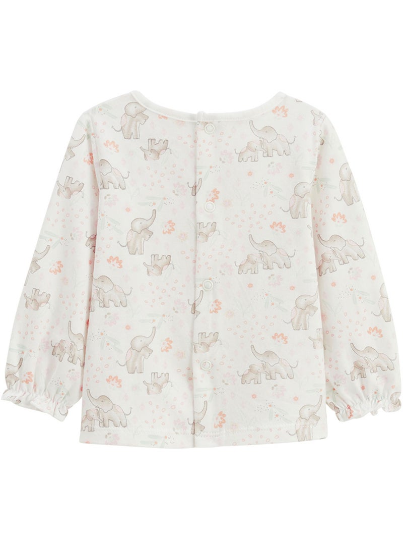 Ensemble salopette bébé et t-shirt Badian Rose - Kiabi