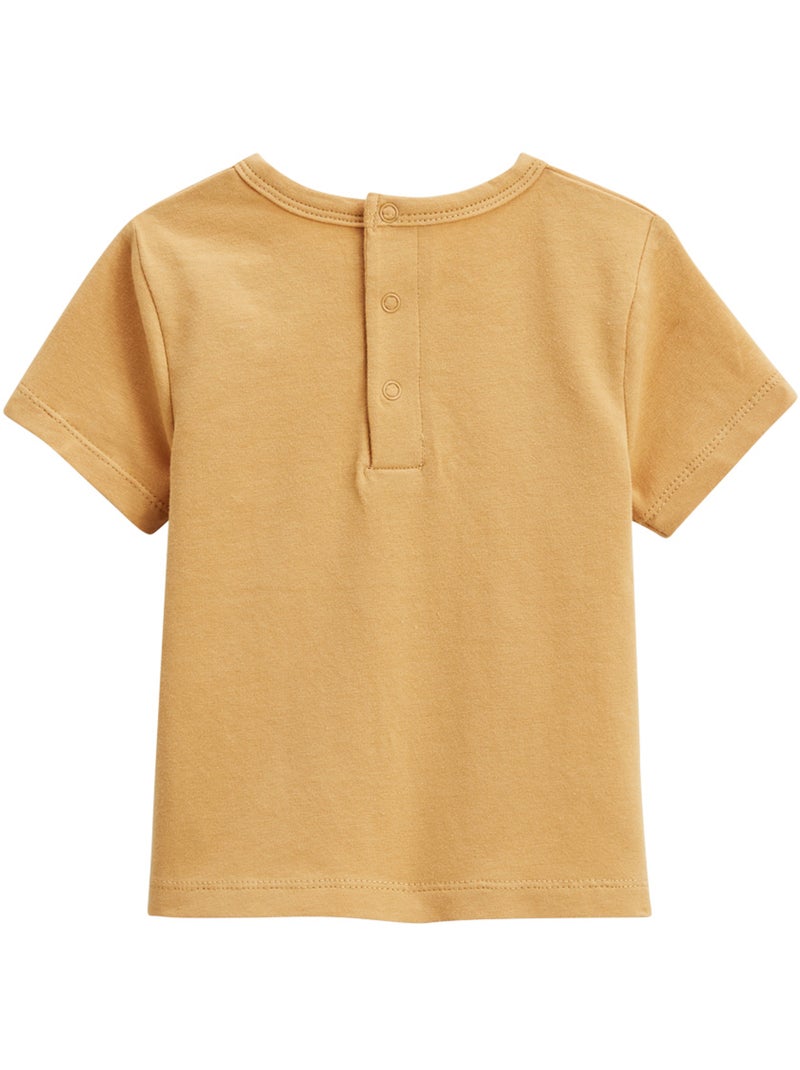 Ensemble salopette bébé et t-shirt Baroudeur Ecru - Kiabi