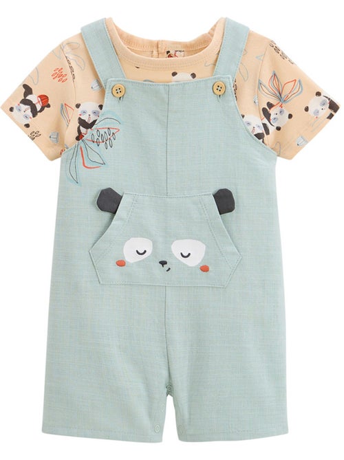 Ensemble salopette bébé et t-shirt Bento - Kiabi