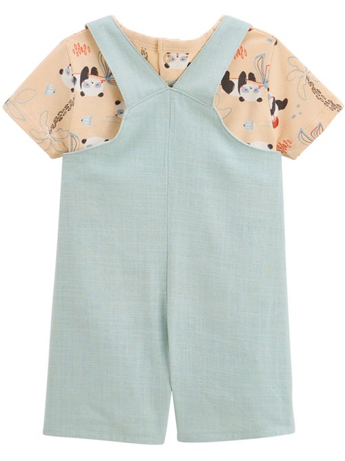 Ensemble salopette bébé et t-shirt Bento - Kiabi