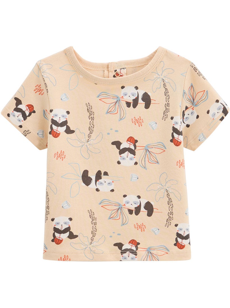 Ensemble salopette bébé et t-shirt Bento Vert - Kiabi