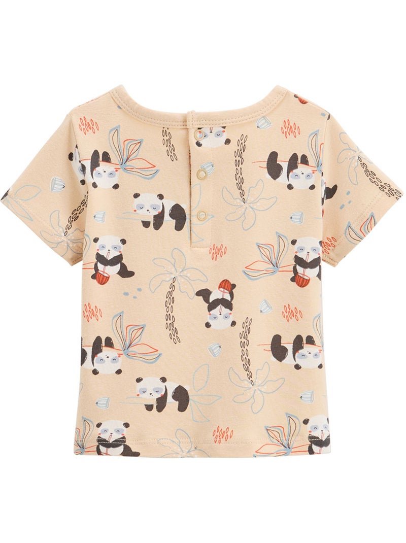 Ensemble salopette bébé et t-shirt Bento Vert - Kiabi