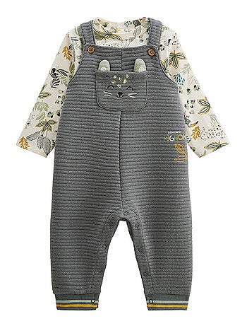 Ensemble salopette bébé et t-shirt boavista