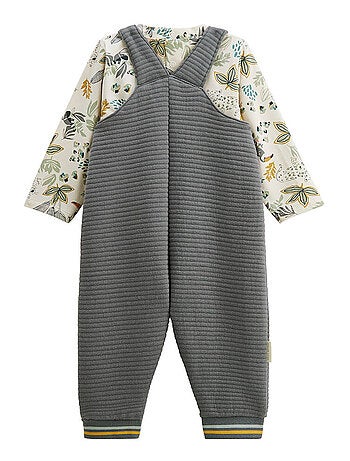 Ensemble salopette bébé et t-shirt boavista