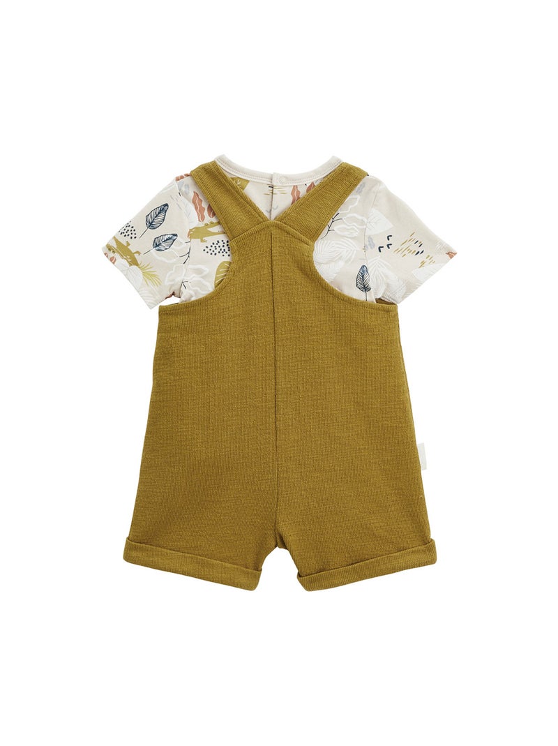 Ensemble salopette bébé et t-shirt Costa Vert - Kiabi