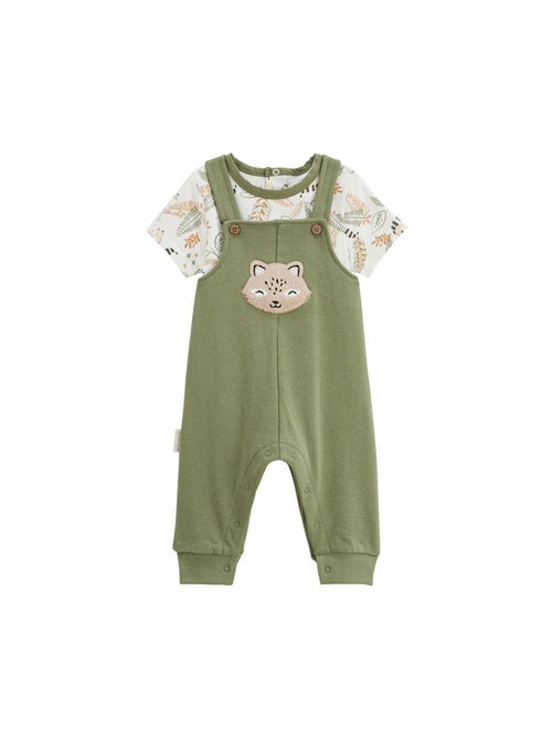 Ensemble salopette bébé et t-shirt Gabin - Kiabi