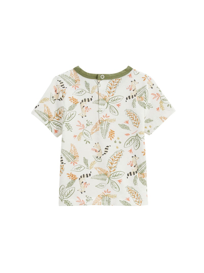 Ensemble salopette bébé et t-shirt Gabin Vert - Kiabi