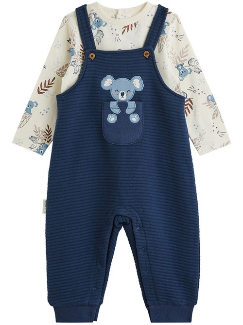 Ensemble salopette bébé et t-shirt mathéo - Kiabi Ensemble salopette bébé et t-shirt mathéo - Kiabi