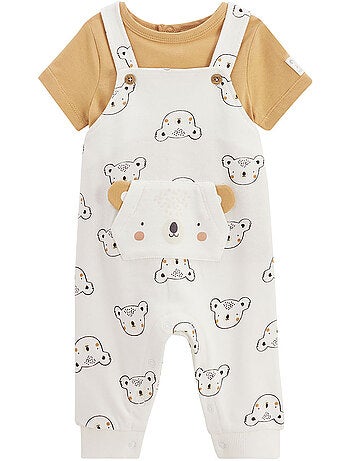 Ensemble salopette bébé et t-shirt Mini Rêve