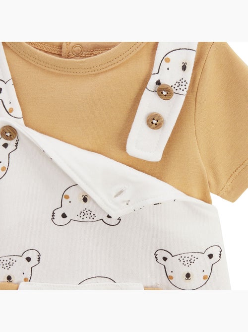 Ensemble salopette bébé et t-shirt Mini Rêve - Kiabi