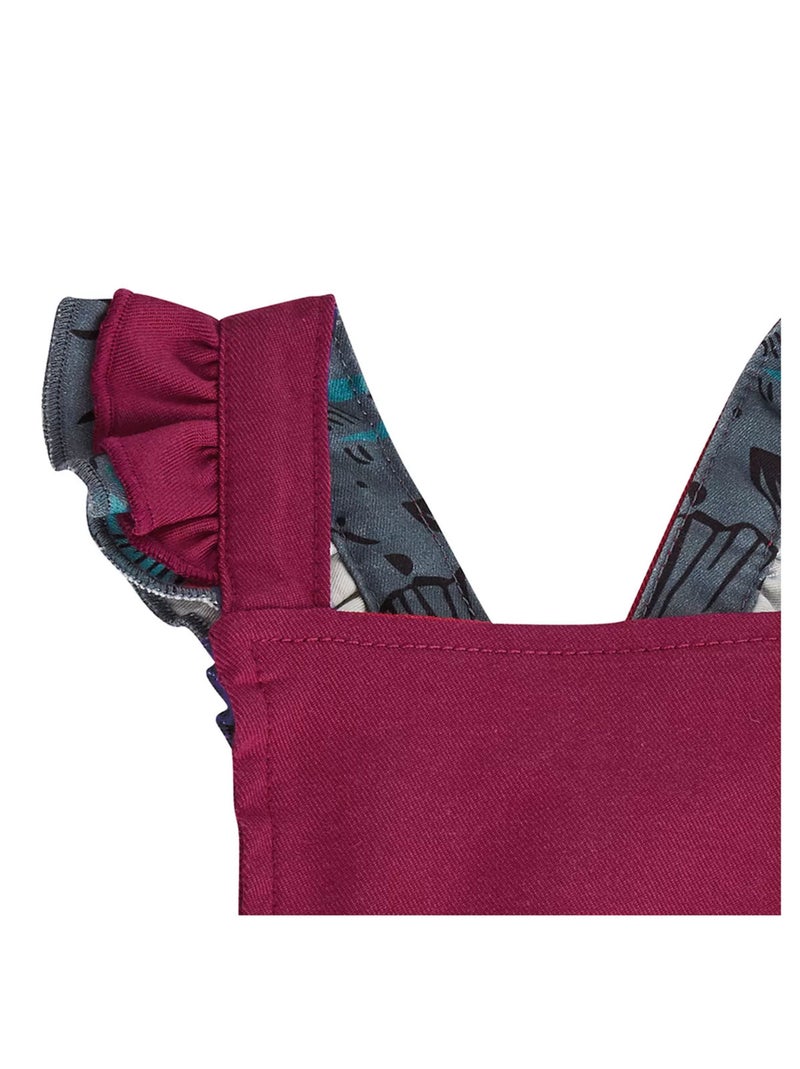 Ensemble salopette bébé et t-shirt Samba Rouge - Kiabi