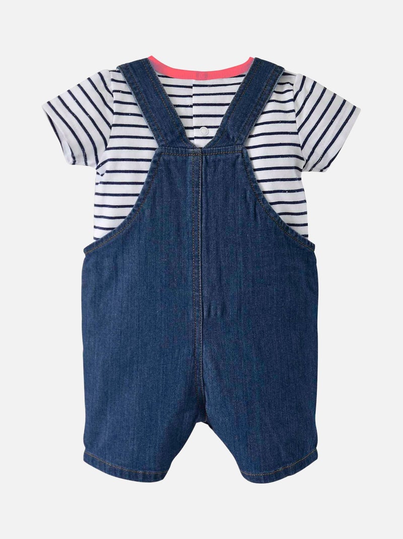 ENSEMBLE SALOPETTE BEBE GARCON Bleu - Kiabi