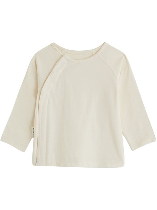 Ensemble salopette bébé matelassé et t-shirt caramel - Kiabi Ensemble salopette bébé matelassé et t-shirt caramel - Kiabi