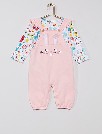 Ensemble salopette + body