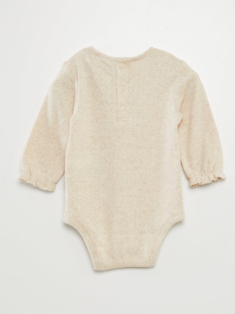 Ensemble salopette + body 'Minnie' 'Disney' - 2 pièces Beige - Kiabi