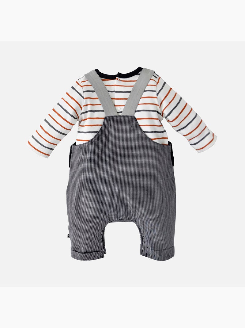 ENSEMBLE SALOPETTE BORIS Gris - Kiabi