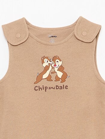 Ensemble salopette dors-bien + body manches longues 'Disney'