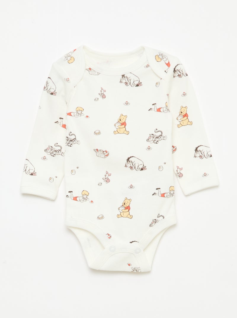 Ensemble salopette dors-bien + body manches longues 'Disney' Vert - Kiabi