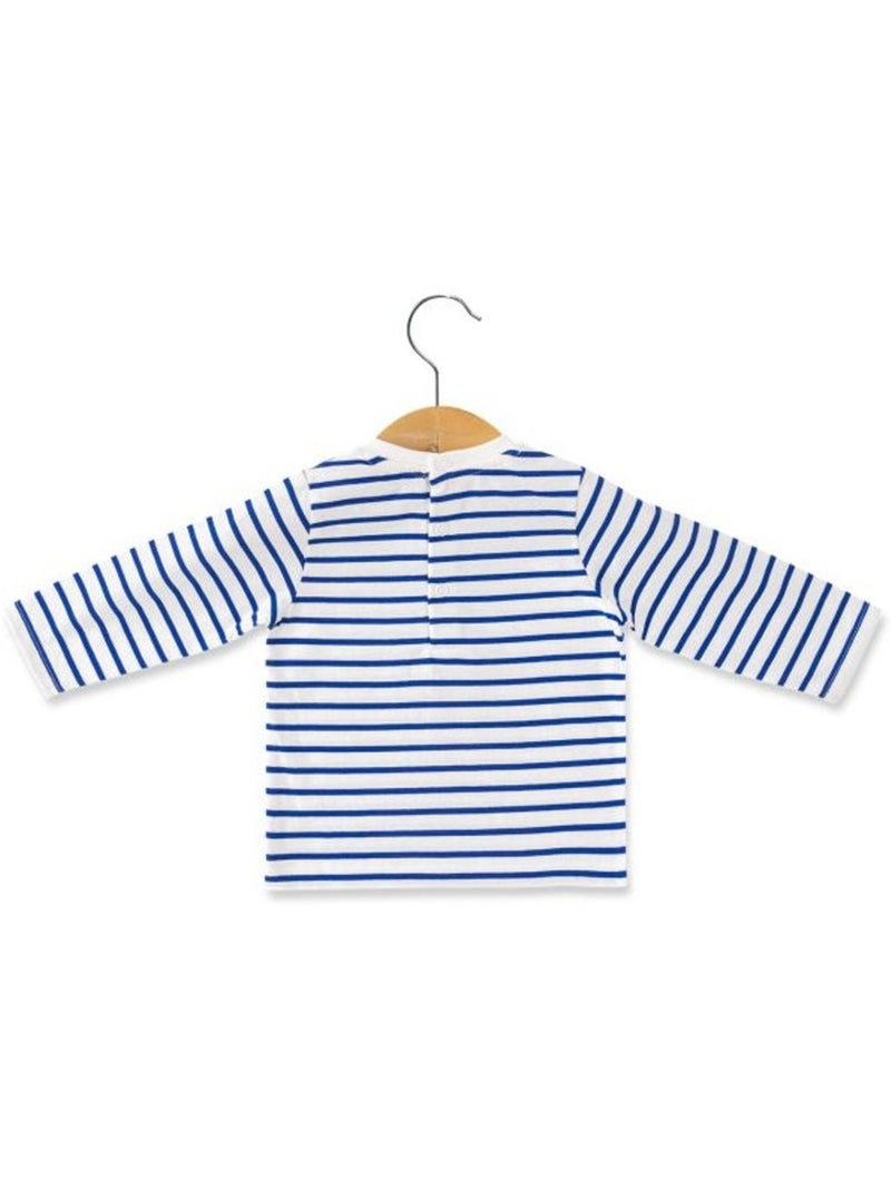 Ensemble salopette + haut - Terre de Marins Bleu Bleu - Kiabi