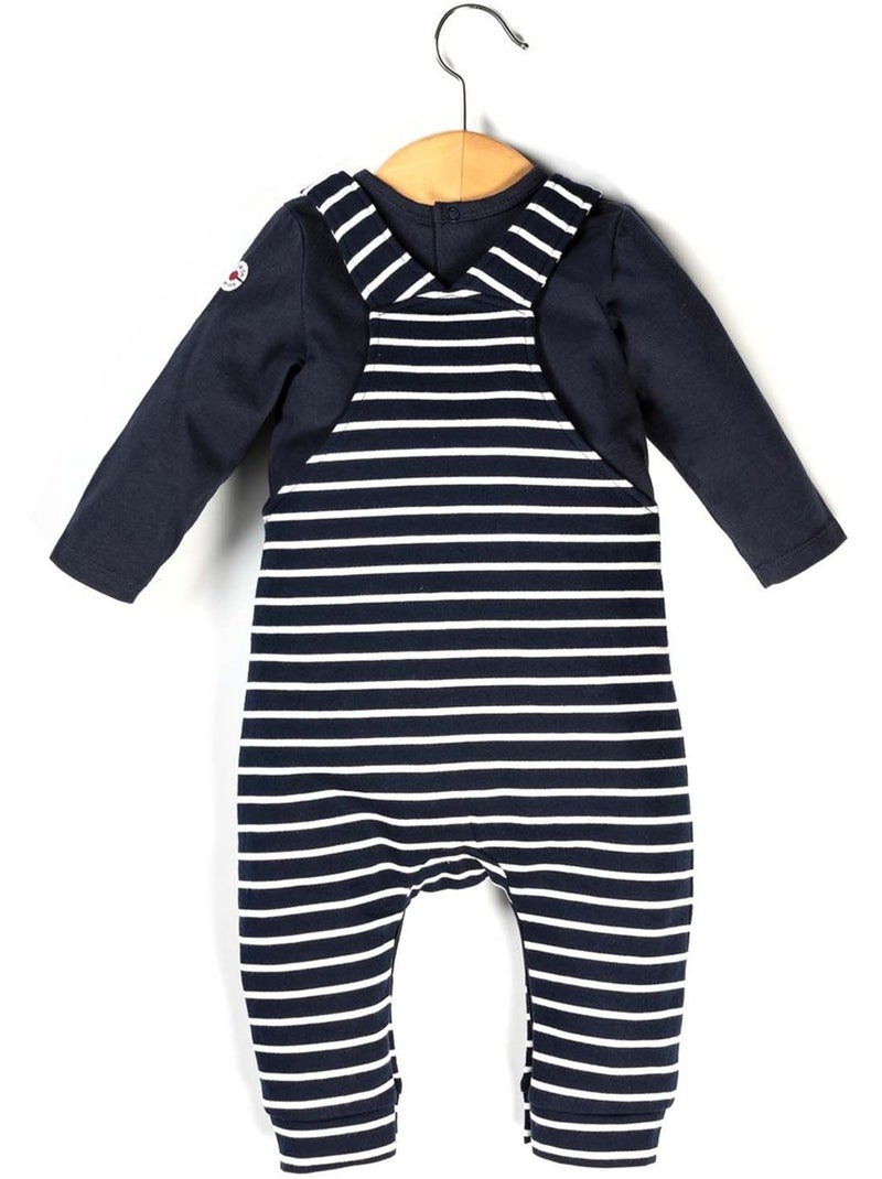 Ensemble salopette + haut - Terre de Marins Bleu Bleu - Kiabi