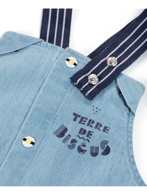 Ensemble salopette + haut - terre de marins - Kiabi