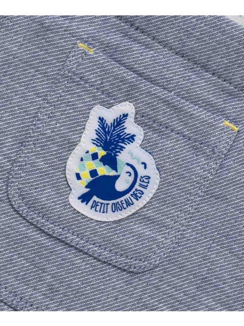Ensemble salopette + haut - terre de marins - Kiabi