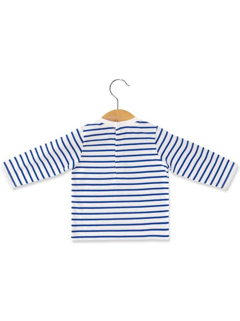 Ensemble salopette + haut - Terre de Marins Bleu marine - Kiabi