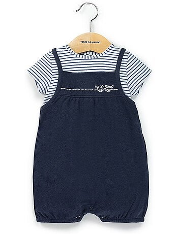Ensemble salopette + haut - terre de marins
