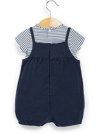 Ensemble salopette + haut - terre de marins