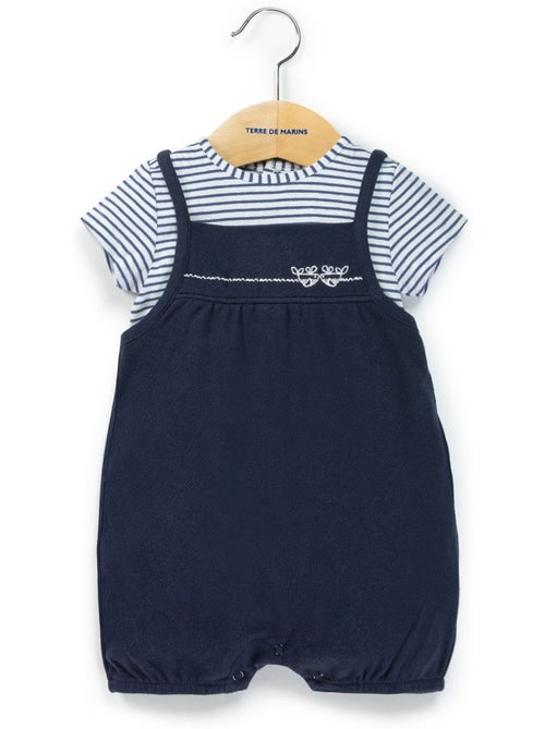 Ensemble salopette + haut - terre de marins - Kiabi