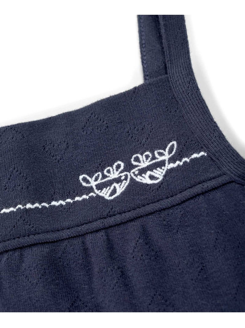 Ensemble salopette + haut - terre de marins Bleu marine - Kiabi