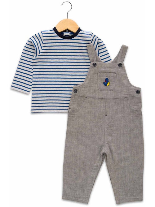 Ensemble salopette + haut - Terre de Marins - Kiabi
