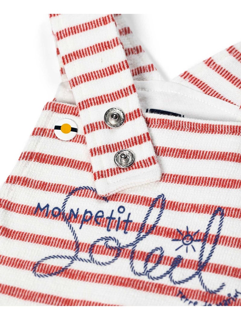 Ensemble salopette + haut - Terre de Marins Multicolore - Kiabi