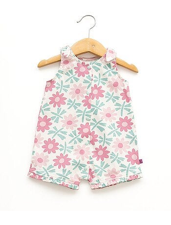 Ensemble salopette + haut 100% coton - Terre de Marins