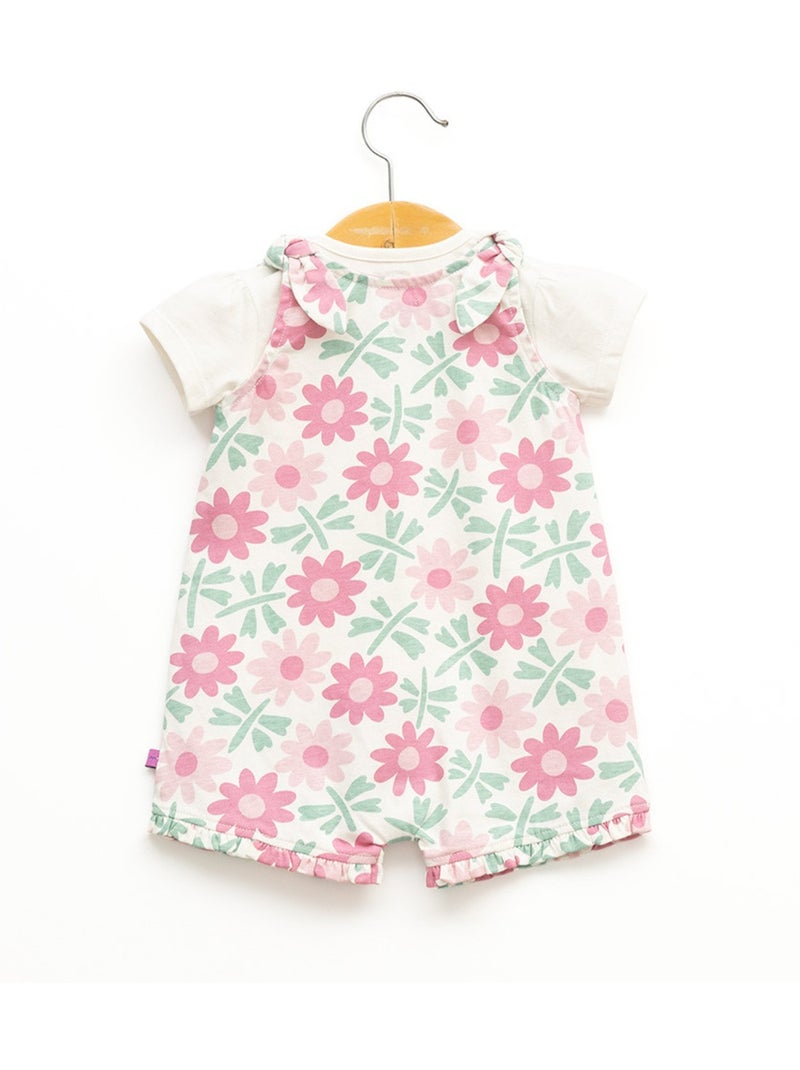Ensemble salopette + haut 100% coton - Terre de Marins Multicolore - Kiabi