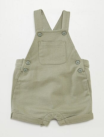 Ensemble salopette short + t-shirt - 2 pièces