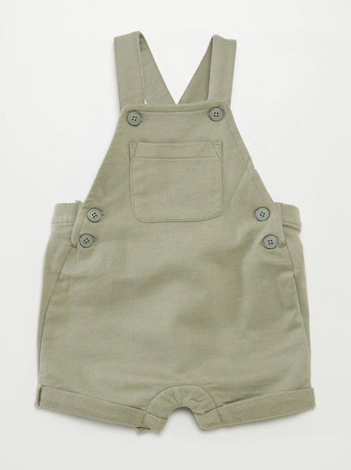 Ensemble salopette short + t-shirt - 2 pièces - Kiabi