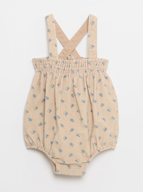 Ensemble short à bretelles + t-shirt + collants - 3 pièces - Kiabi