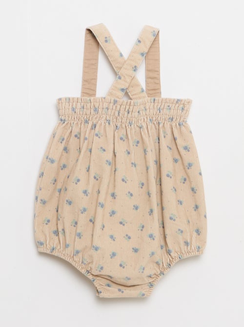 Ensemble short à bretelles + t-shirt + collants - 3 pièces - Kiabi