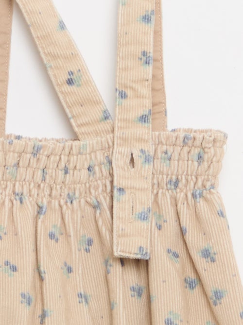 Ensemble short à bretelles + t-shirt + collants - 3 pièces - Kiabi