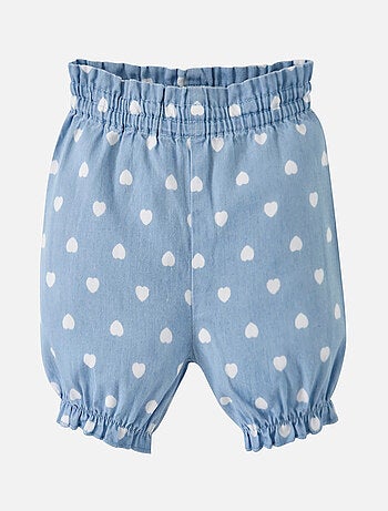 ENSEMBLE SHORT BEBE FILLE JEAN