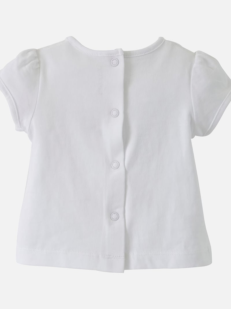 ENSEMBLE SHORT BEBE FILLE JEAN Bleu - Kiabi